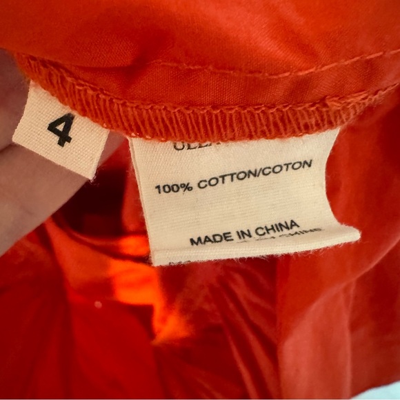 ULLA JOHNSON Josefina Cotton Midi Dress | Size 4 - Picture 5 of 7